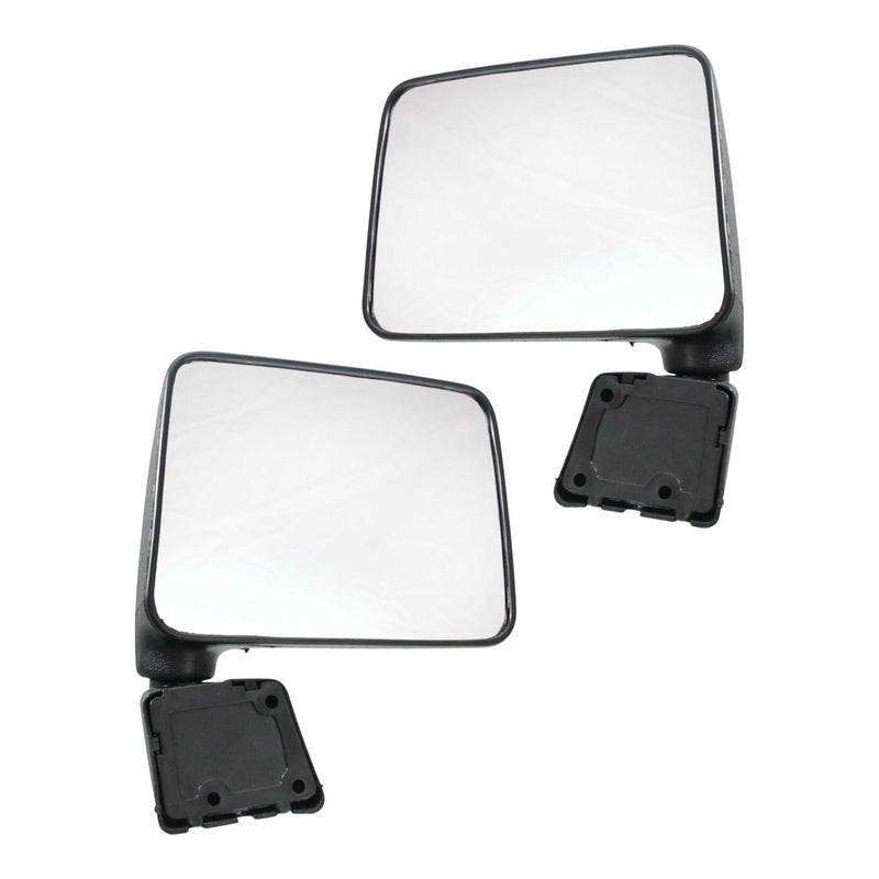DURAFORCE Manual Mirror Set For 1987-1995 Suzuki Samurai Manual Folding Textured Black