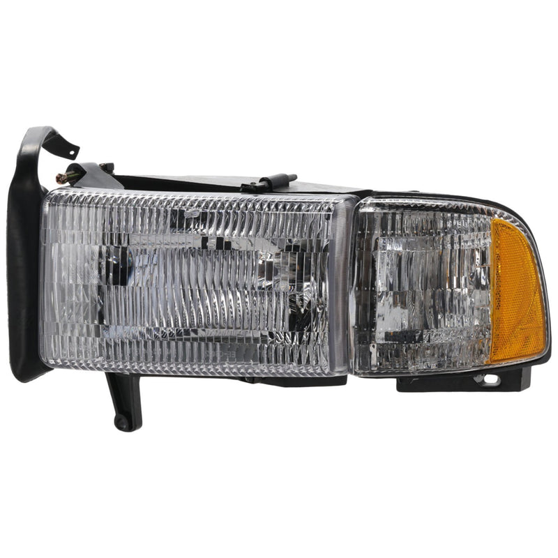 DURAFORCE Headlight Set For 1994-2002 Dodge Ram 1500 Ram 2500 Ram 3500 With Corner Light