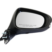 DURAFORCE Mirrors Passenger Right Side Heated Hand for Lexus ES350 ES300h 2013-2015