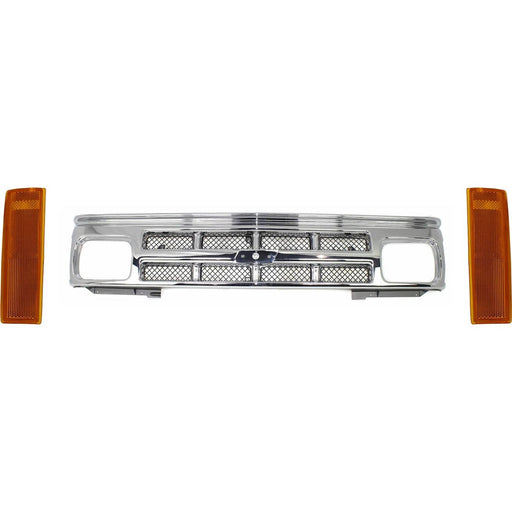 DURAFORCE Grille Grill for Chevy S-10 BLAZER S10 Pickup Chevrolet 1991-1994