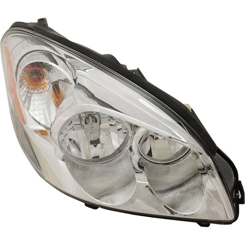 DURAFORCE LH & RH Headlight For Buick Lucerne 2006-2011 Halogen w/ Bulbs White Turn Signal