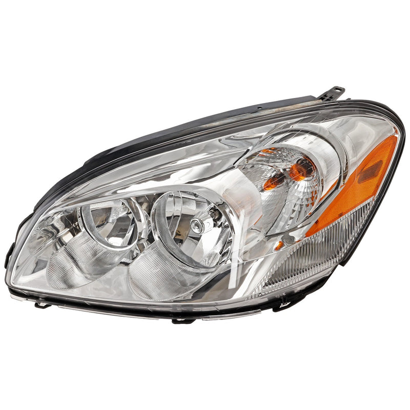 DURAFORCE LH & RH Headlight For Buick Lucerne 2006-2011 Halogen w/ Bulbs White Turn Signal