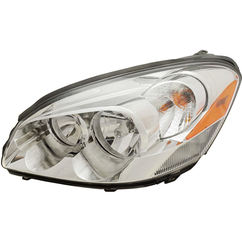 DURAFORCE LH & RH Headlight For Buick Lucerne 2006-2011 Halogen w/ Bulbs White Turn Signal