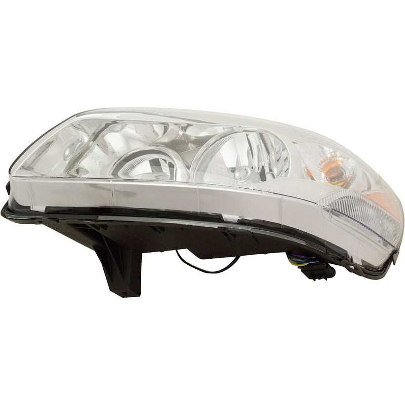 DURAFORCE LH & RH Headlight For Buick Lucerne 2006-2011 Halogen w/ Bulbs White Turn Signal