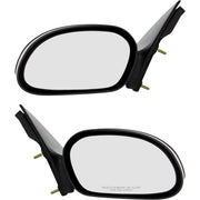 DURAFORCE Set Of 2 Mirror Power For 2000-2007 Ford Taurus Left And Right Textured Black