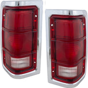 DURAFORCE Tail Light Set For 1981-1993 Dodge D150 and W250 Driver and Passenger Side