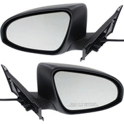 DURAFORCE Manual Remote Mirror Set For 2012-2014 Toyota Yaris Hatchback Paint To Match
