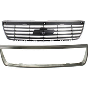 DURAFORCE Grille Grill Front Upper for Chevy Sedan Chevrolet Malibu 2006-2008