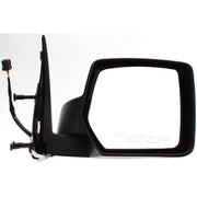 DURAFORCE Power Mirror Set For 2008-2012 Jeep Liberty Textured Black Manual Folding