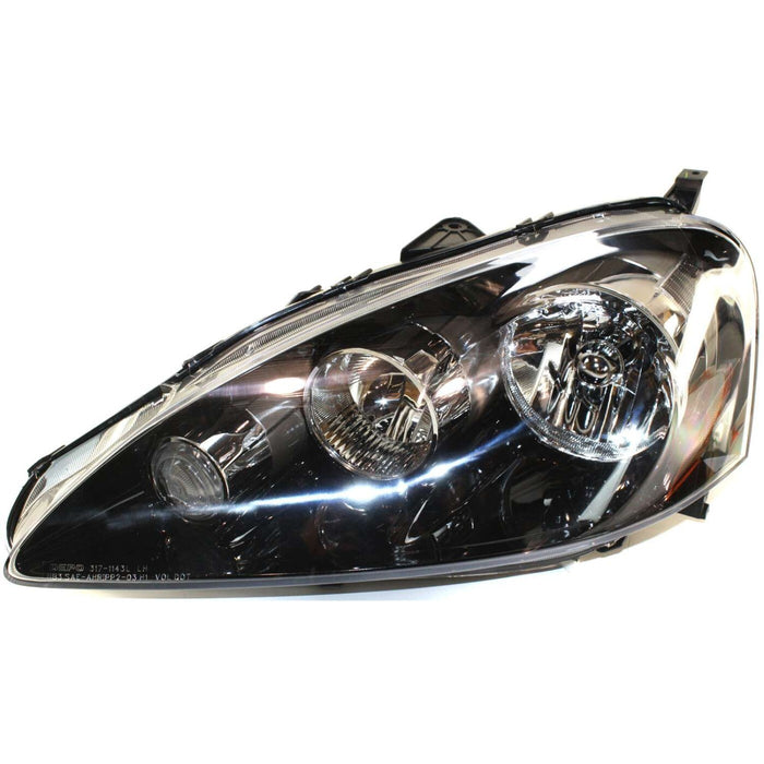 DURAFORCE Driver and Passenger Side Headlight For Acura RSX 2005-2006 Halogen