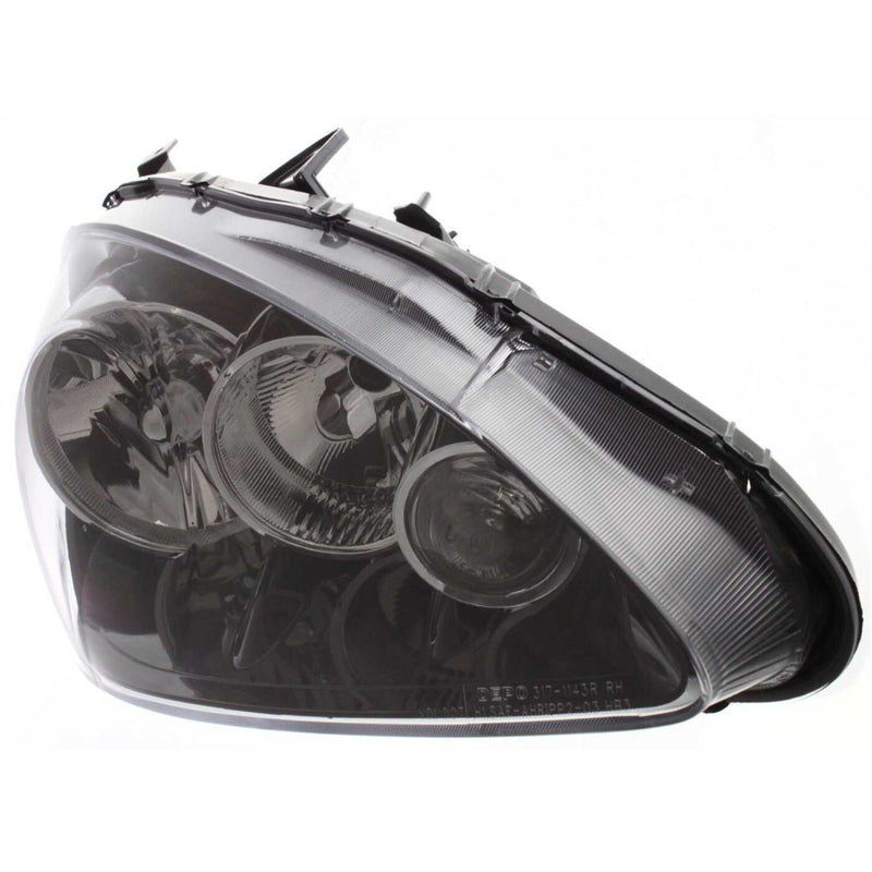 DURAFORCE Driver and Passenger Side Headlight For Acura RSX 2005-2006 Halogen