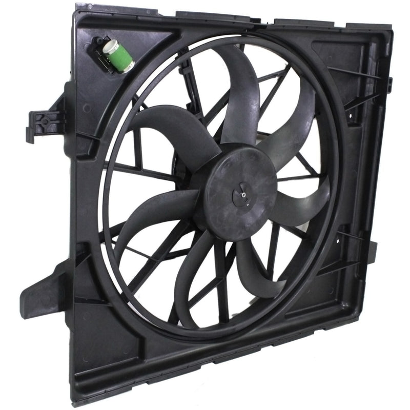 DURAFORCE Radiator Cooling Fan For 2011-2020 Dodge Durango 2011-2021 Jeep Grand Cherokee
