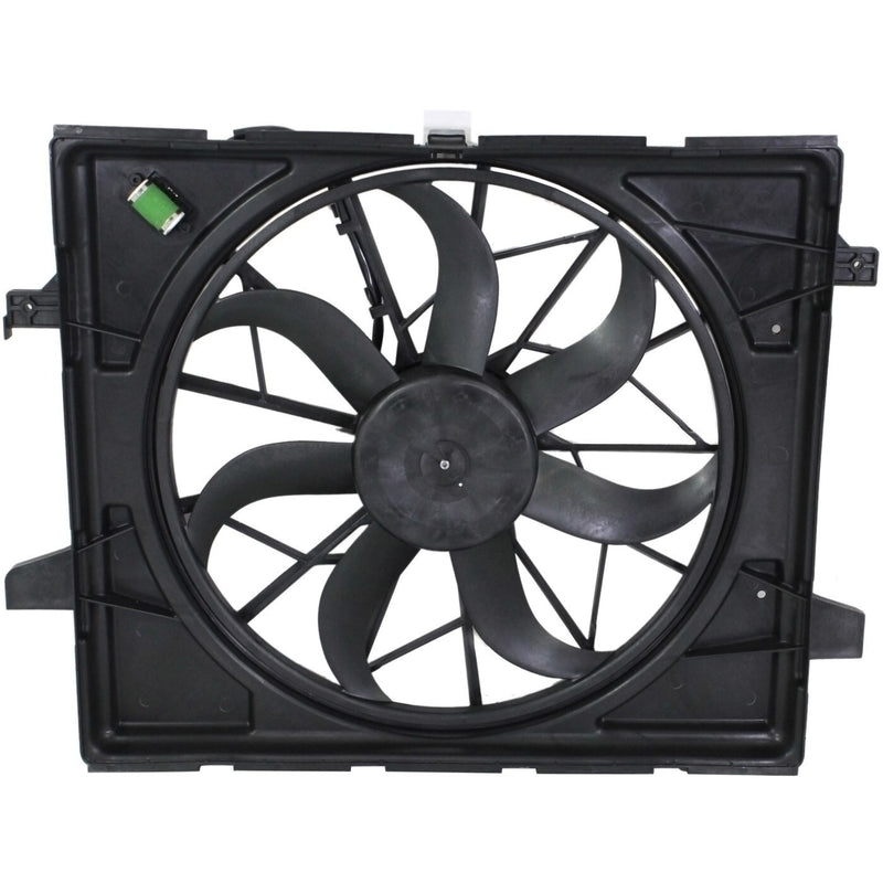 DURAFORCE Radiator Cooling Fan For 2011-2020 Dodge Durango 2011-2021 Jeep Grand Cherokee