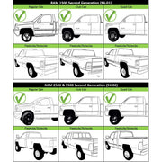 DURAFORCE Step Bumper Face Bar For 94-01 Dodge Ram 1500 Powdercoated Black Steel CH1102170