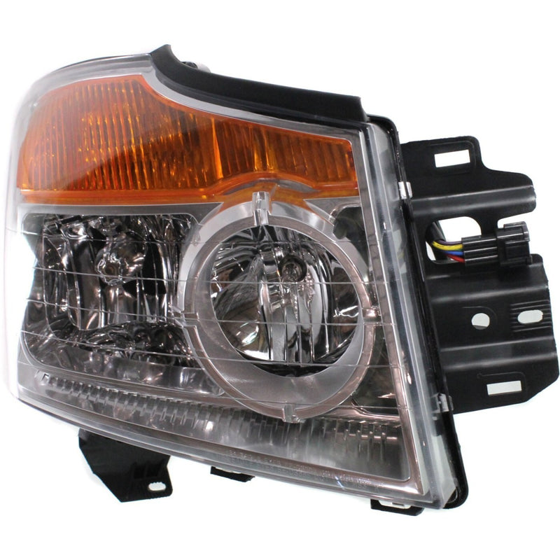 DURAFORCE Headlights Headlamps Set For 2008-2015 Nissan Armada Left and Right Pair