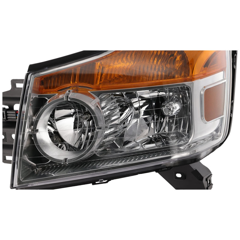 DURAFORCE Headlights Headlamps Set For 2008-2015 Nissan Armada Left and Right Pair