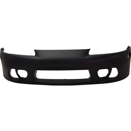 DURAFORCE Front Bumper Cover For 1997-1999 Mitsubishi Eclipse Primed With Fog Light Holes