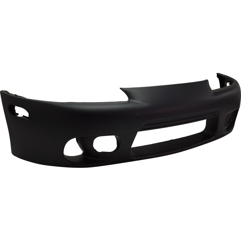 DURAFORCE Front Bumper Cover For 1997-1999 Mitsubishi Eclipse Primed With Fog Light Holes
