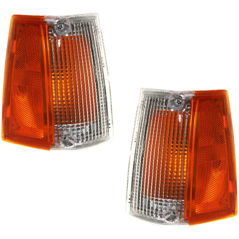 DURAFORCE Corner Light Set For 1987-1993 Mazda B2200 B2600 Left and Right Side With bulbs