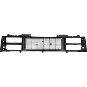 DURAFORCE Grille For 88-99 GMC K1500 C1500 Black Plastic Fits Models with Dual Headlight