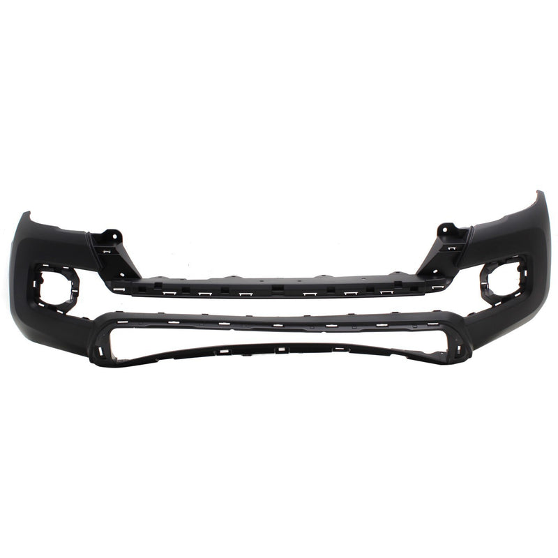 DURAFORCE Bumper Cover Kit For 2016-2023 Toyota Tacoma Primed With Fog Light Holes Front