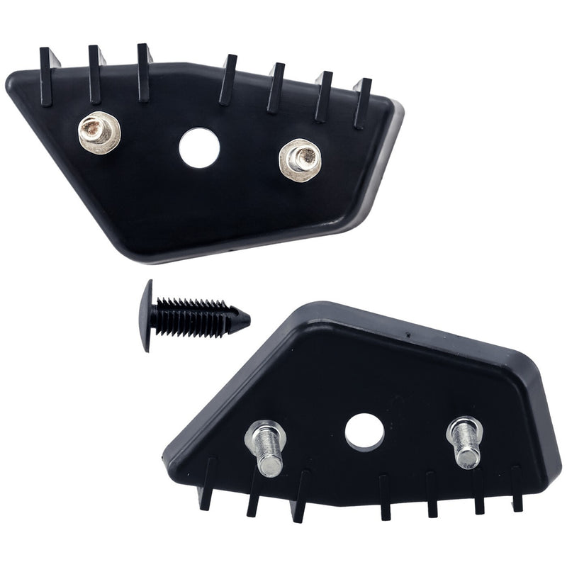 DURAFORCE Set of 2 Bumper Face Bar Brackets Retainer Mounting Braces Left & Right Pair