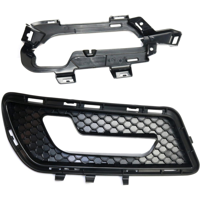 DURAFORCE Fog Light Trim For 2010-2013 Mercedes-Benz E350 Driver and Passenger Side