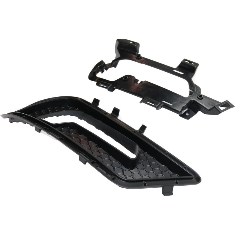 DURAFORCE Fog Light Trim For 2010-2013 Mercedes-Benz E350 Driver and Passenger Side