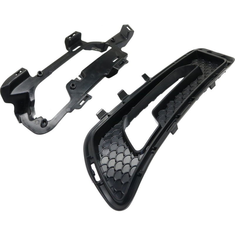 DURAFORCE Fog Light Trim For 2010-2013 Mercedes-Benz E350 Driver and Passenger Side