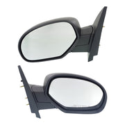 DURAFORCE Mirror Set For 2007-2013 Silverado 1500 Sierra 1500 Manual Textured Left & Right