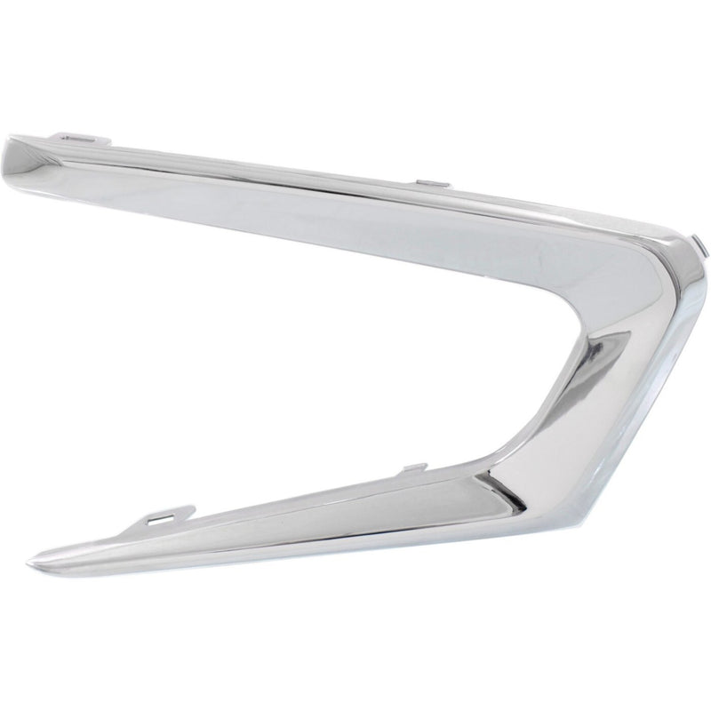 DURAFORCE Front Bumper Trim Set For 2016-2018 Chevrolet Malibu Chrome 23478376 23478375