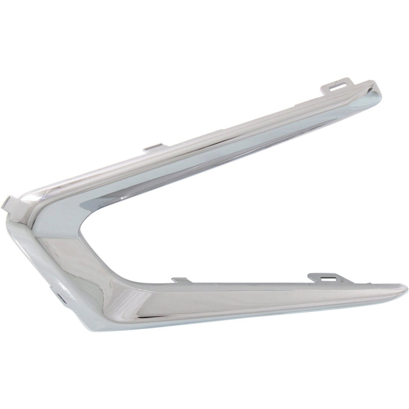 DURAFORCE Front Bumper Trim Set For 2016-2018 Chevrolet Malibu Chrome 23478376 23478375
