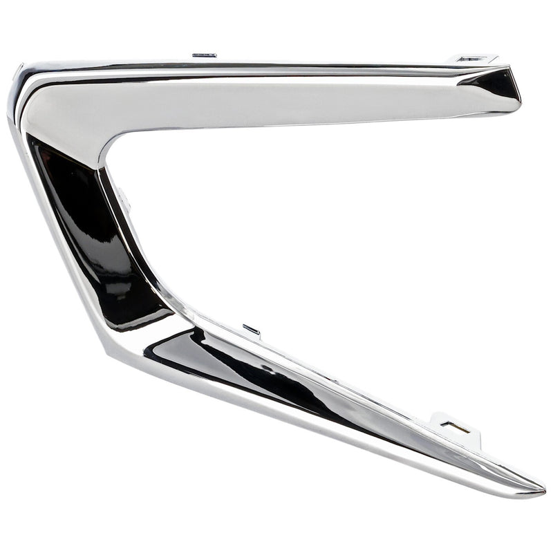 DURAFORCE Front Bumper Trim Set For 2016-2018 Chevrolet Malibu Chrome 23478376 23478375