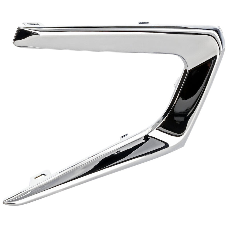 DURAFORCE Front Bumper Trim Set For 2016-2018 Chevrolet Malibu Chrome 23478376 23478375
