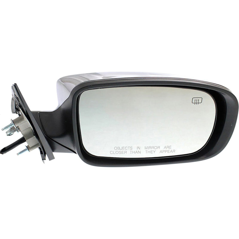 DURAFORCE Power Mirror For 2011-18 Chrysler 300 Passenger Side Manual Fold Heated Chrome