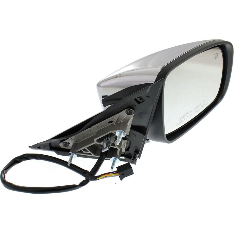 DURAFORCE Power Mirror For 2011-18 Chrysler 300 Passenger Side Manual Fold Heated Chrome