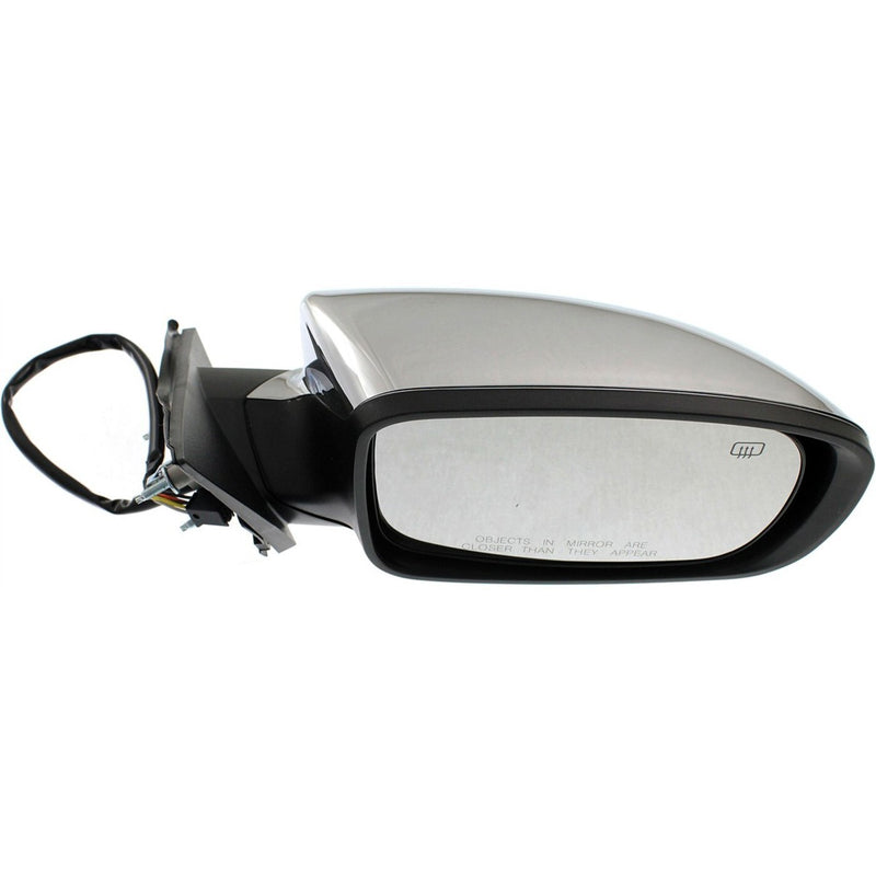 DURAFORCE Power Mirror For 2011-18 Chrysler 300 Passenger Side Manual Fold Heated Chrome