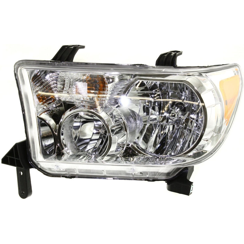 DURAFORCE Headlight Set For 2007-2013 Toyota Tundra 2008-2016 Sequoia LH RH w/ bulb