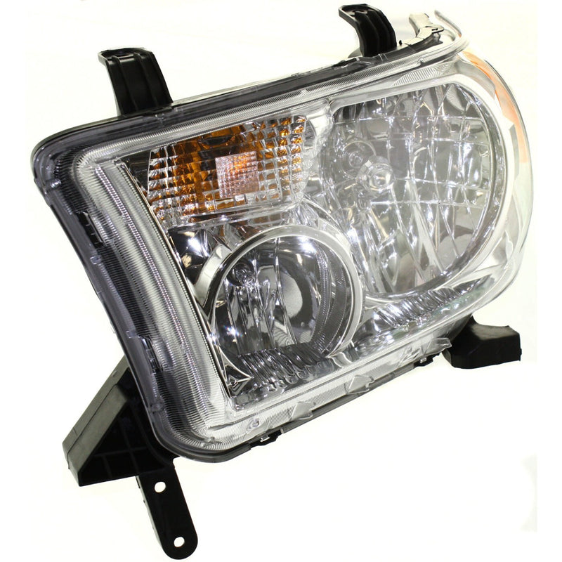 DURAFORCE Headlight Set For 2007-2013 Toyota Tundra 2008-2016 Sequoia LH RH w/ bulb