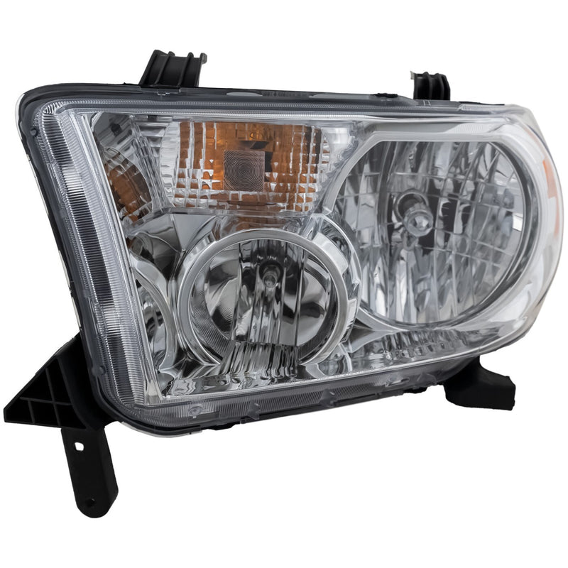 DURAFORCE Headlight Set For 2007-2013 Toyota Tundra 2008-2016 Sequoia LH RH w/ bulb