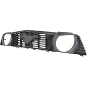 DURAFORCE Grille For 2010-2012 Ford Mustang Textured Gray Plastic