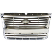 DURAFORCE Grille For 2006-2010 Ford Explorer Chrome Shell w/ Black Insert Plastic
