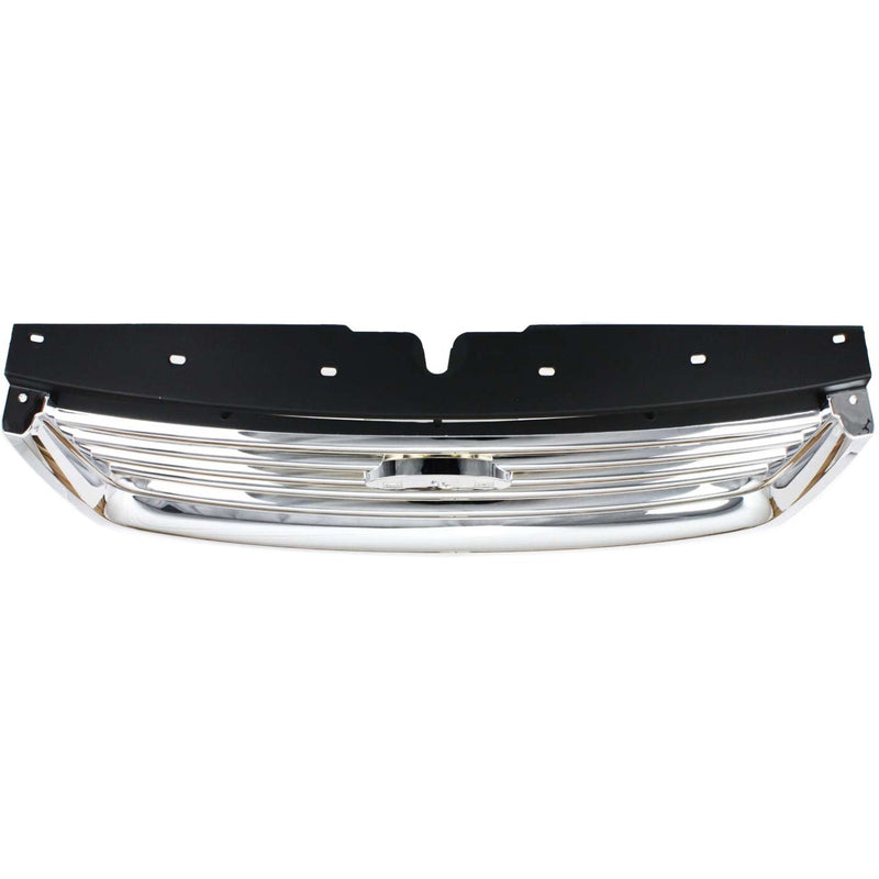 DURAFORCE Grille For 2006-2010 Ford Explorer Chrome Shell w/ Black Insert Plastic