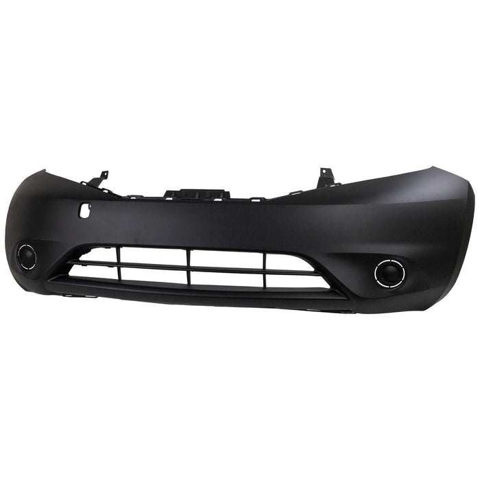 DURAFORCE Front Bumper Cover For 2014-2015 Nissan Versa Note w/ fog lamp holes Primed