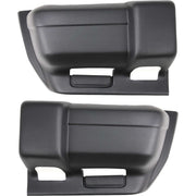 DURAFORCE Bumper End Cap Set For 1997-01 Jeep Cherokee Front Textured 5DY40DX9 5DY41DX9AC