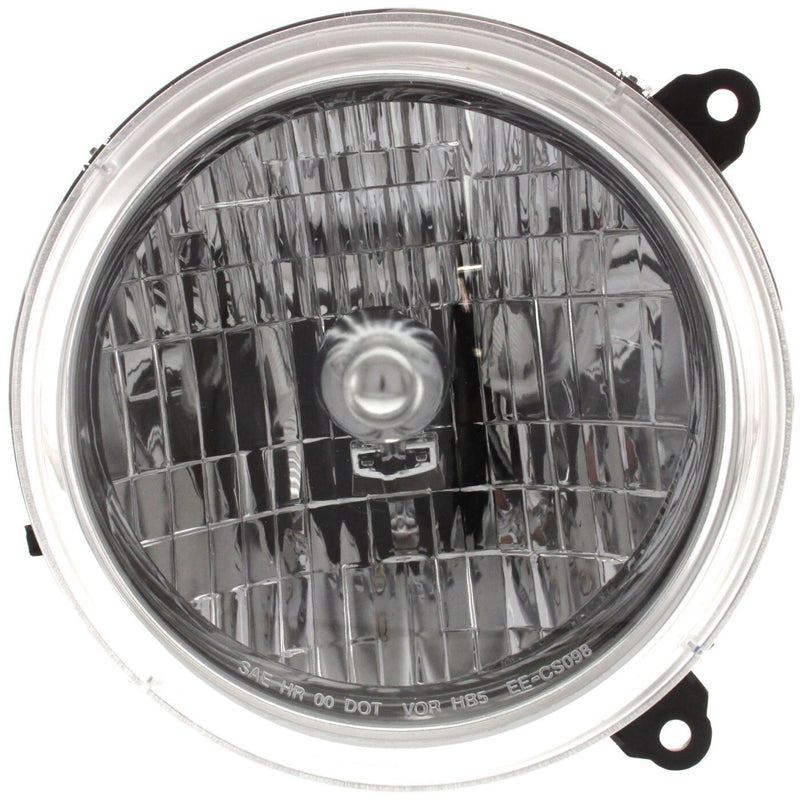 DURAFORCE Driver and Passenger Side Headlights For Jeep Liberty 2002-2004 Halogen w/ Bulbs