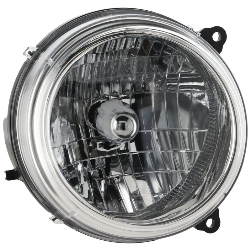 DURAFORCE Driver and Passenger Side Headlights For Jeep Liberty 2002-2004 Halogen w/ Bulbs