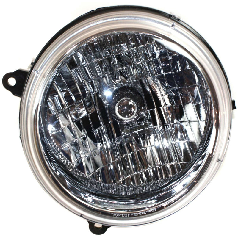 DURAFORCE Driver and Passenger Side Headlights For Jeep Liberty 2002-2004 Halogen w/ Bulbs