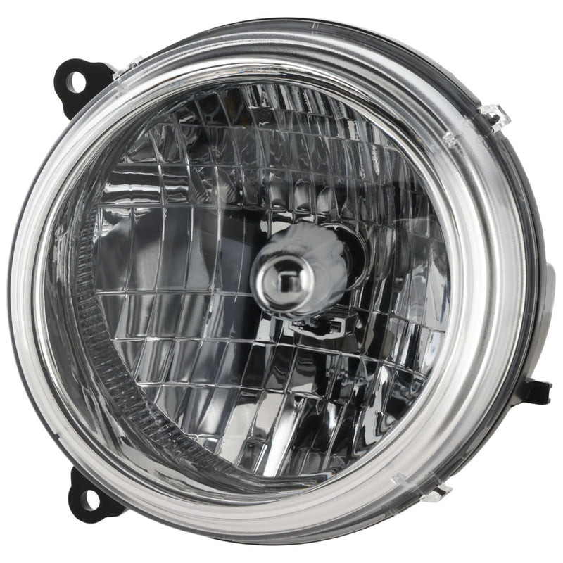 DURAFORCE Driver and Passenger Side Headlights For Jeep Liberty 2002-2004 Halogen w/ Bulbs