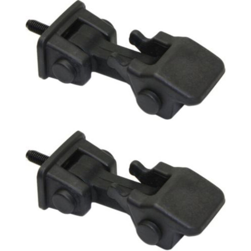 DURAFORCE Hood Latch & Catch Bracket Pair Set for 97-06 Jeep Wrangler